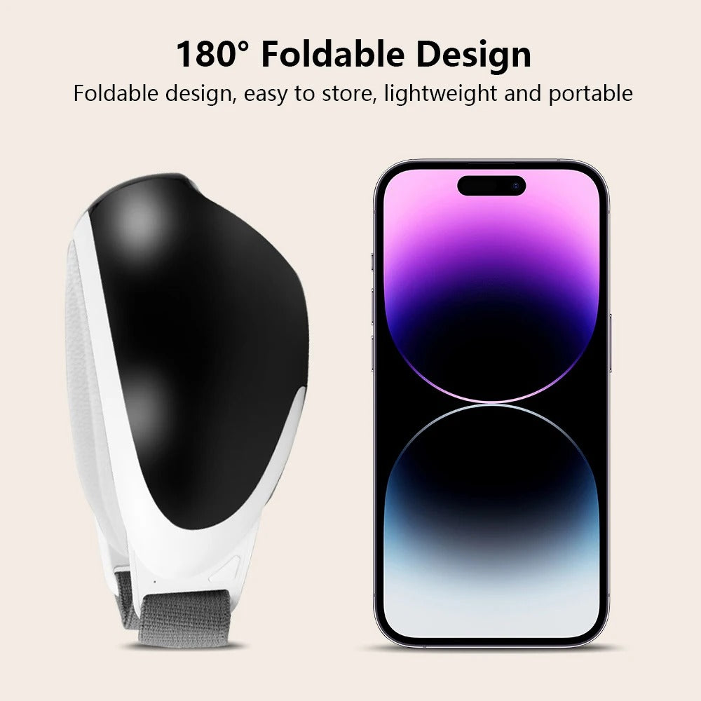 Masseur oculaire relaxant et chauffant Bluetooth