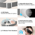 Masseur oculaire relaxant et chauffant Bluetooth