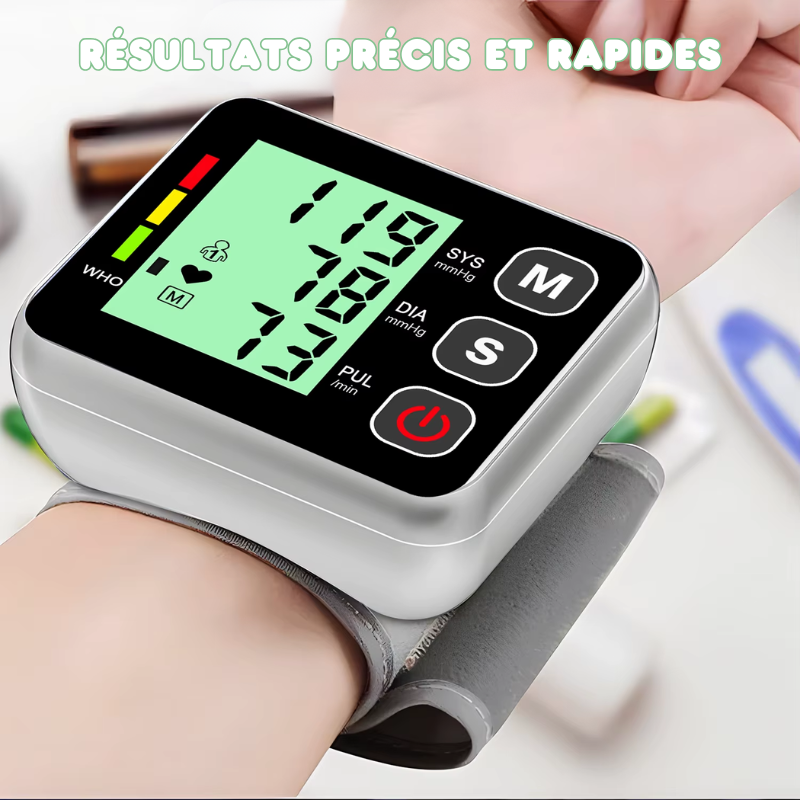 Tensiomètre de Poignet Digital - Santé Précise