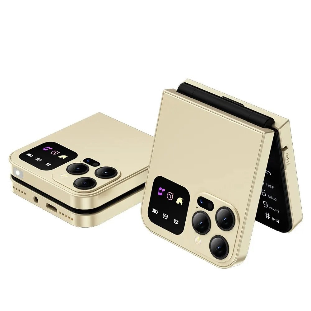 Téléphone Portable Pliable Servo A50 pro Flip - Dual Sim & Flash