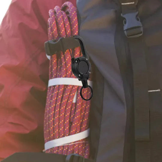 Porte-clés tactique anti-vol rétractable