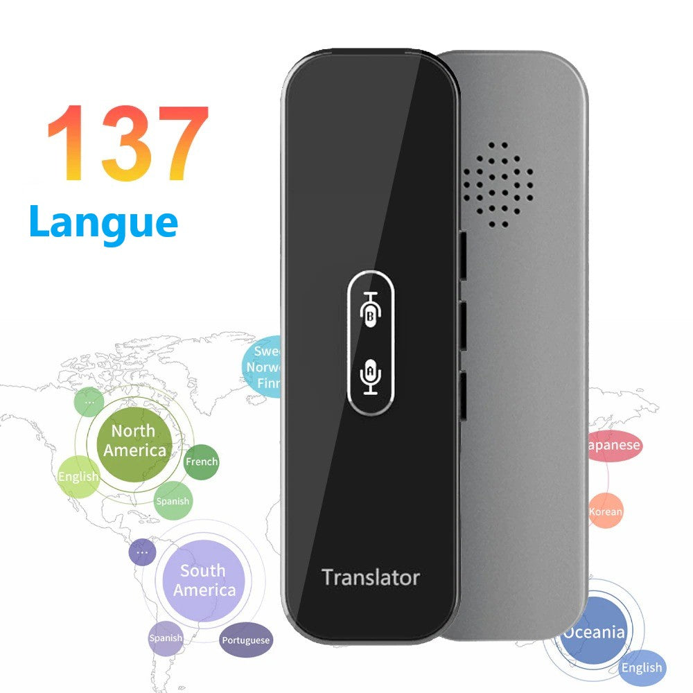 Appareil de traducteur vocal, prend en charge 137 langues ? Smart Intelligent Bidirectionnel WiFi/Hotspot/Offline Instant 2.4 Écran tactile Poche Fonction de traduction vocale Voyage Apprentissage Appareil de traducteur vocal, prend en charge 137 langues ? Smart Intelligent Bidirectionnel WiFi/Hotspot/Offline Instant 2.4 Écran tactile Poche Fonction de traduction vocale Voyage Apprentissage
