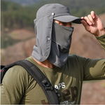 Casquette 4en1 avec masque intégré anti-UV