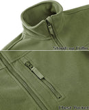 Veste polaire militaire avec Poches Zippées