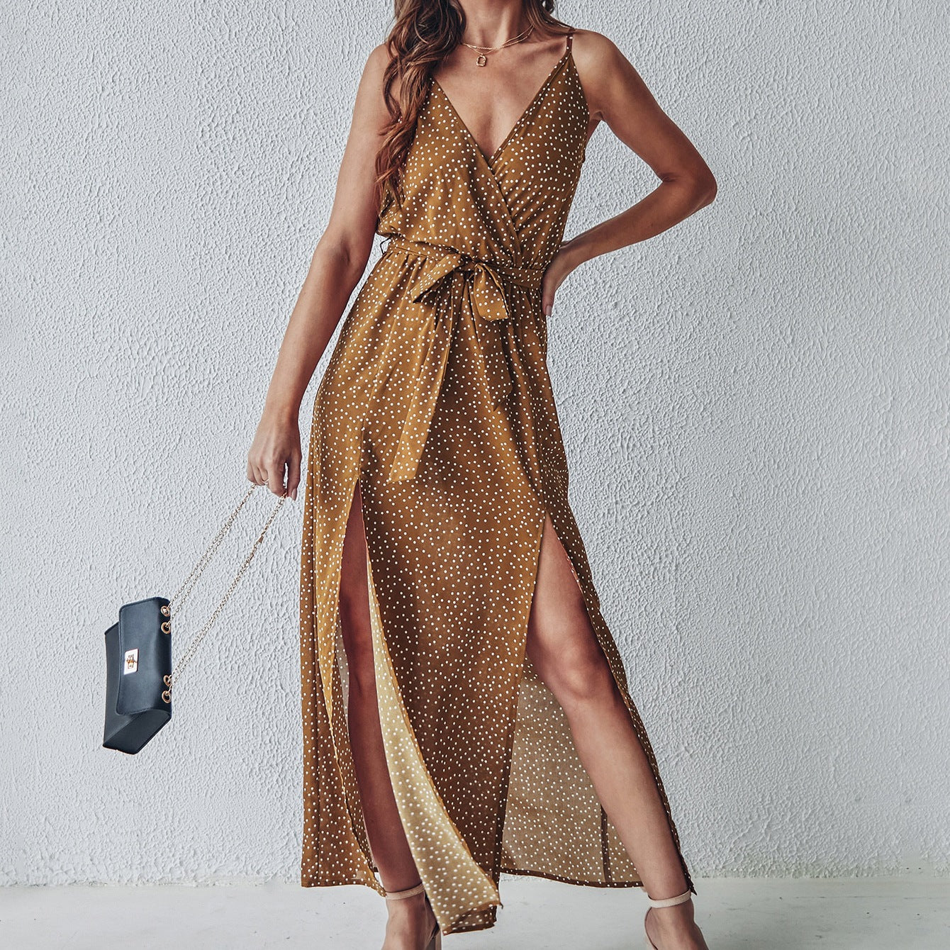 Robe d'été longue à fente - Collection 2023