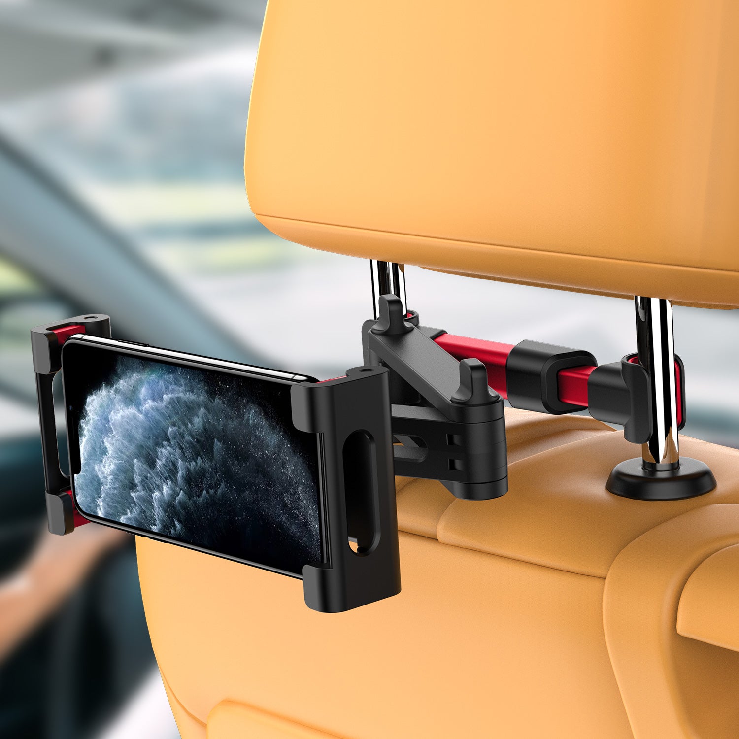 Support de tablette téléscopique pour appuie-tête voiture