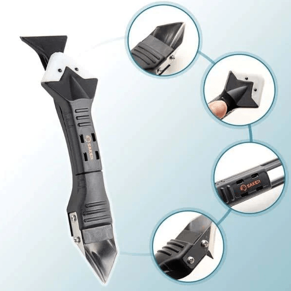 Outils 5 en 1 de calfeutrage en silicone