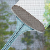 Brosse de nettoyage pour vitres 2 en 1