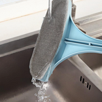 Brosse de nettoyage pour vitres 2 en 1