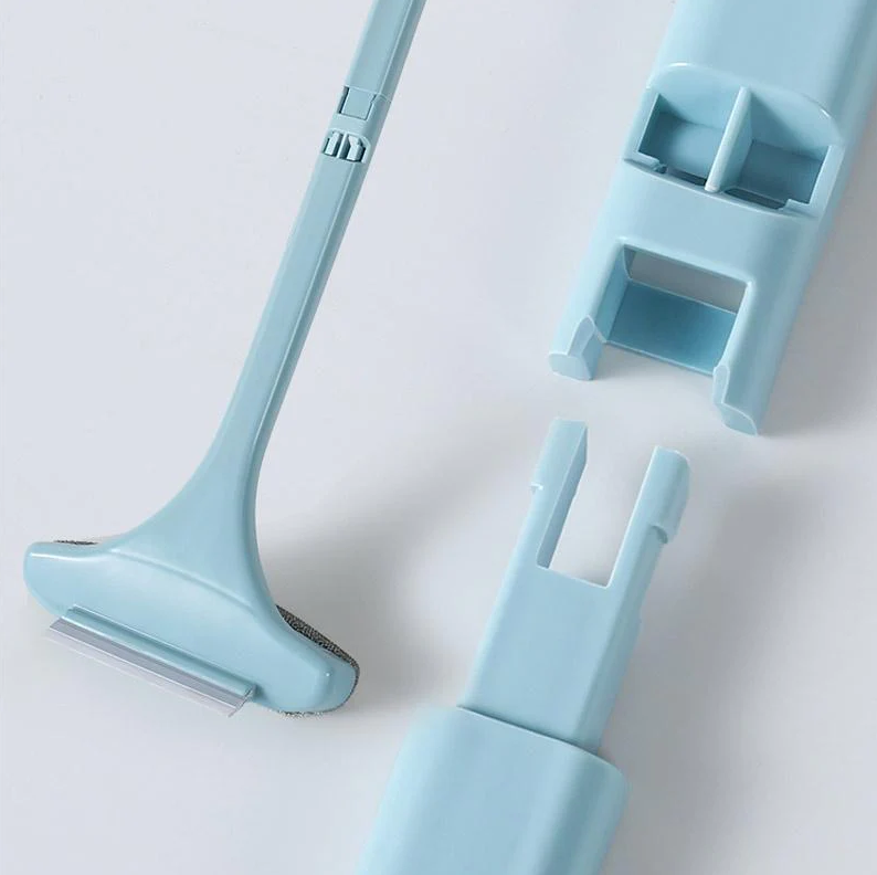 Brosse de nettoyage pour vitres 2 en 1