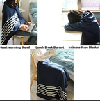 Plaid couverture poncho