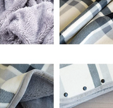 Plaid couverture poncho