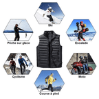 Gilet Chauffant Electrique - 8 Zones chauffantes
