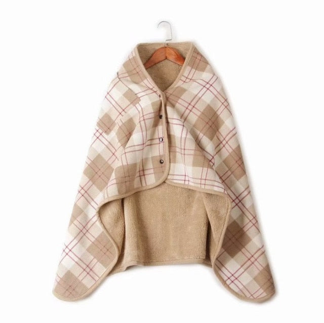 Plaid couverture poncho