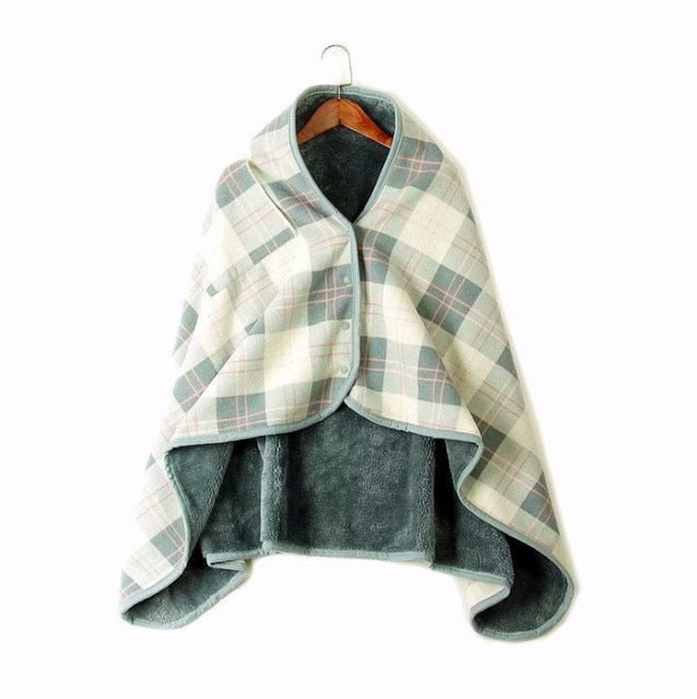 Plaid couverture poncho