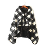 Plaid couverture poncho