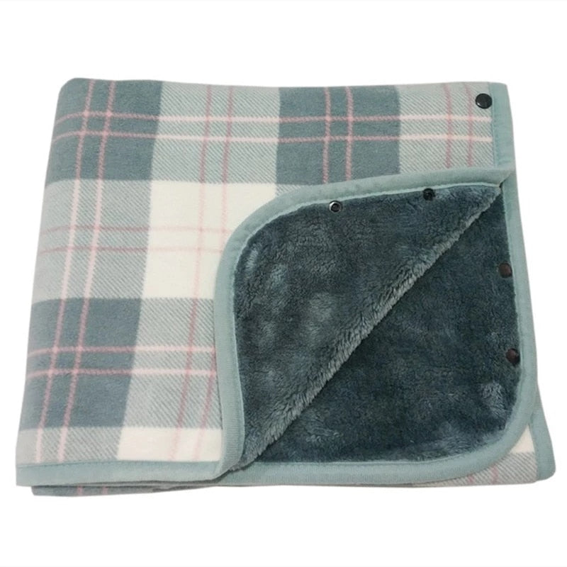 Plaid couverture poncho