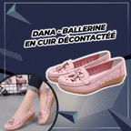 DANA - Ballerine en cuir décontactéé