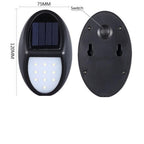 2x Applique murale solaire imperméable