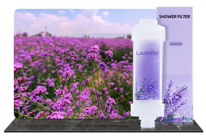 Filtre de douche parfumé