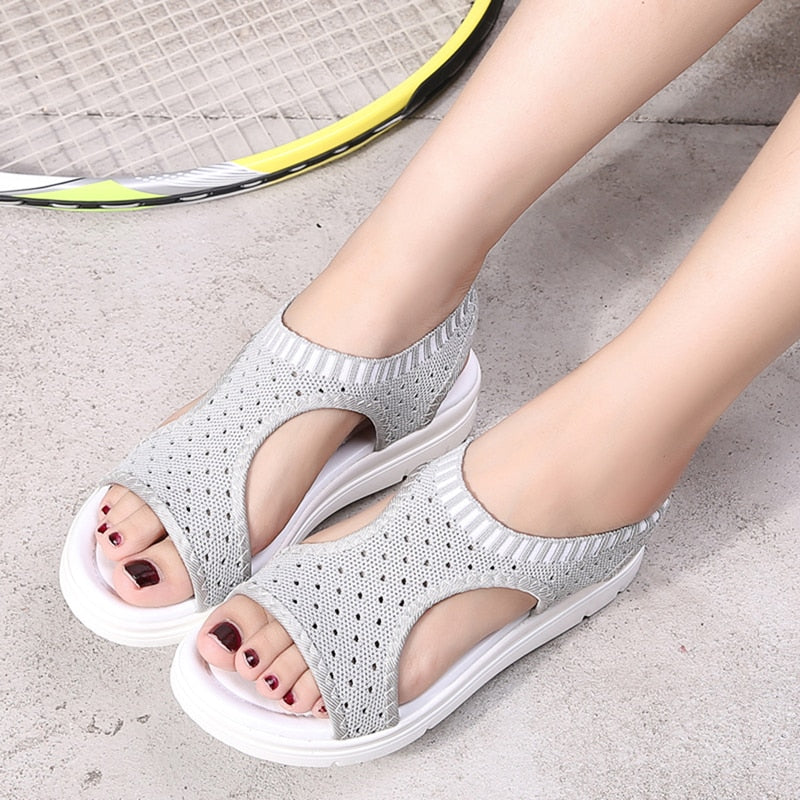 Sandales élastiques d'été - Femme