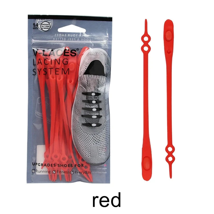 x14 No-tie elastic laces