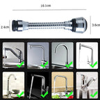 Lot de 3 extensions douchettes robinets