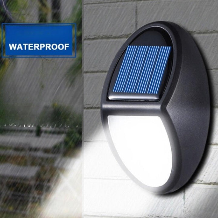 2x Applique murale solaire imperméable