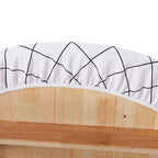 Nappe ronde élastique imperméable à motifs