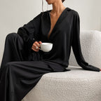 Pyjama ample en satin
