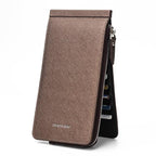 Cartera larga multicard de cuero sintético
