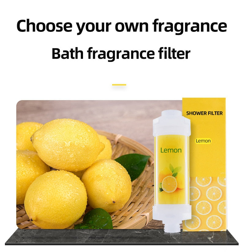Filtre de douche parfumé