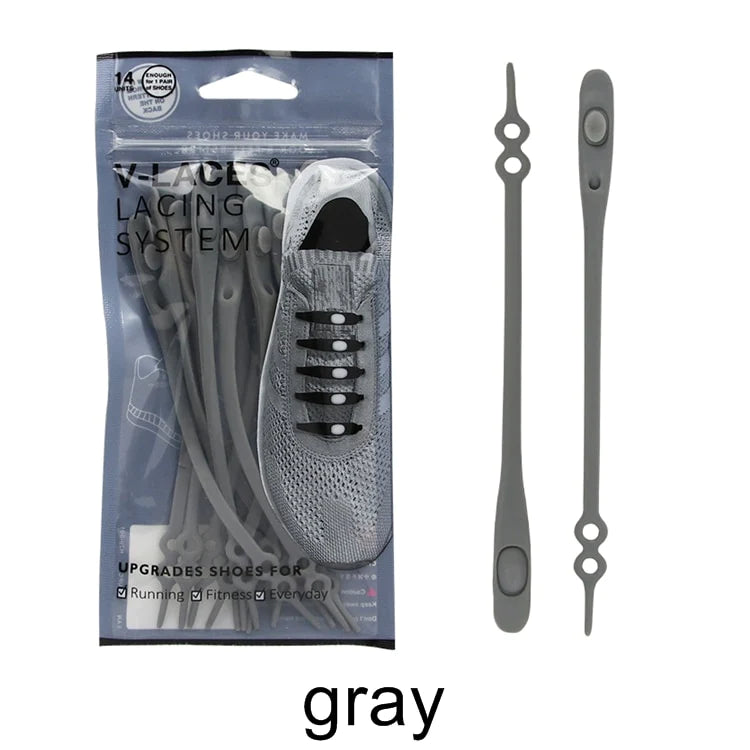 x14 No-tie elastic laces