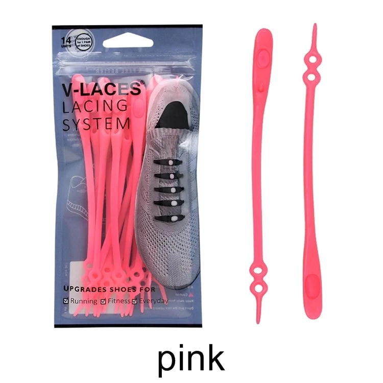 x14 No-tie elastic laces