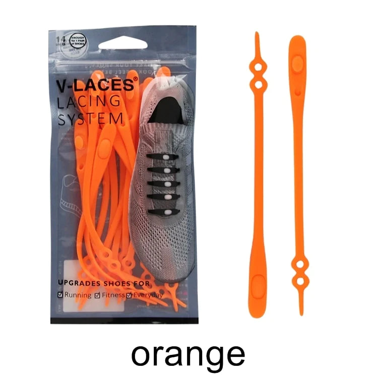 x14 No-tie elastic laces