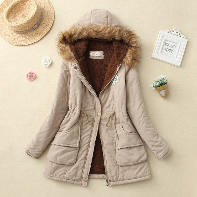 Parka cintrée à capuche - Femme