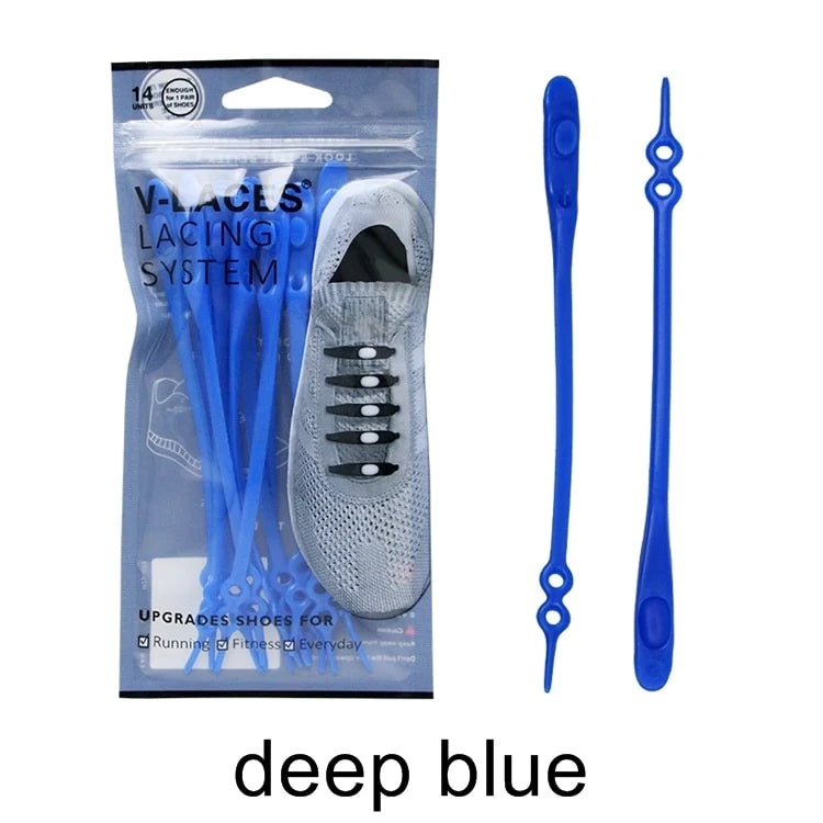 x14 No-tie elastic laces