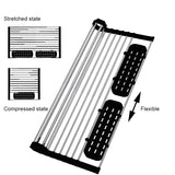 Égouttoir à vaisselle pliable