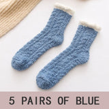 x5 Chaussettes pilou pilou pastel