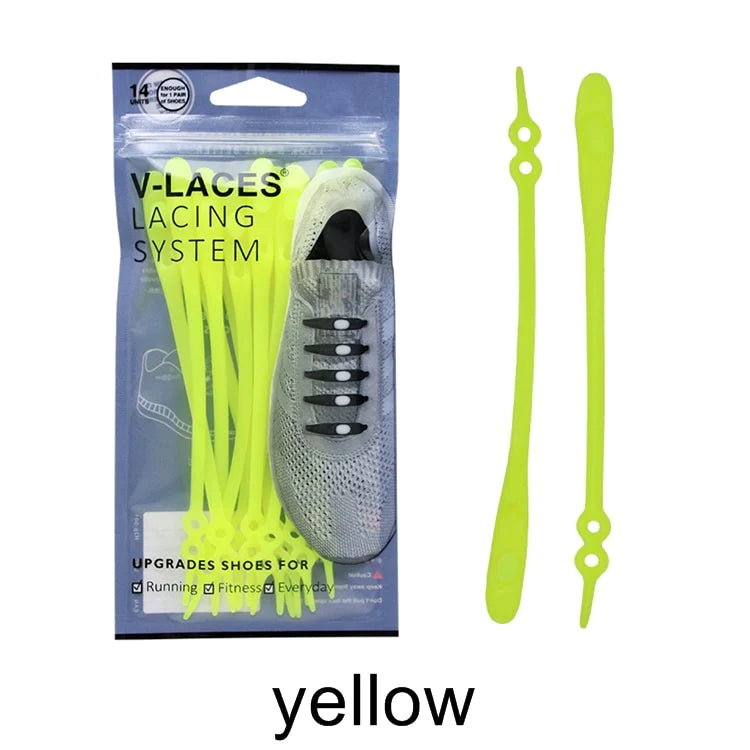 x14 No-tie elastic laces