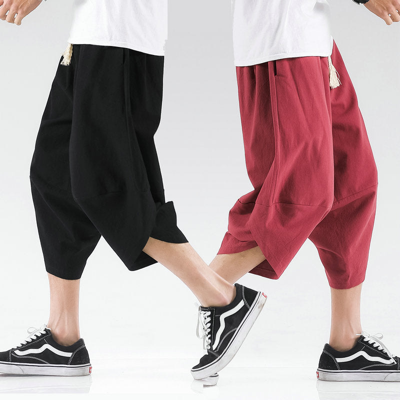 Pantalon croisé Harajuku décontracté