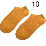 Lot de 10 Paires de Socquettes en Fibre de Bambou