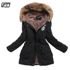 Parka cintrée à capuche - Femme