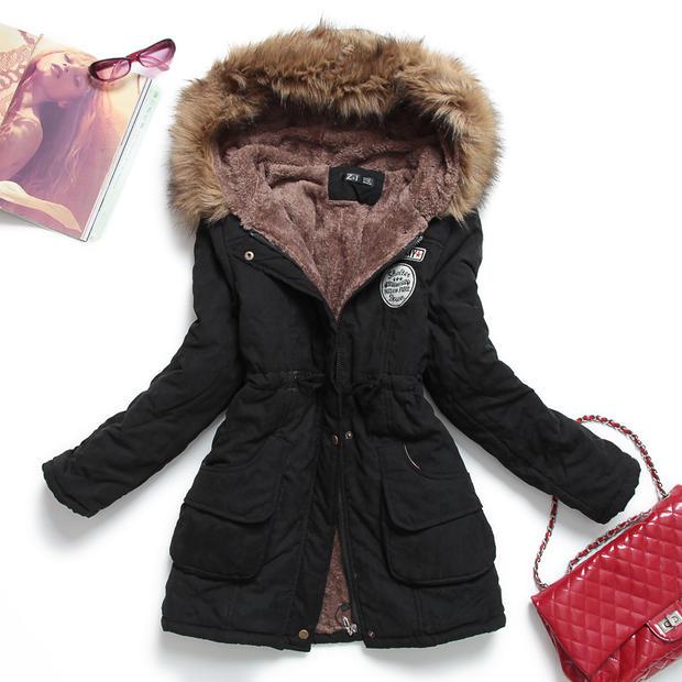 Parka cintrée à capuche - Femme