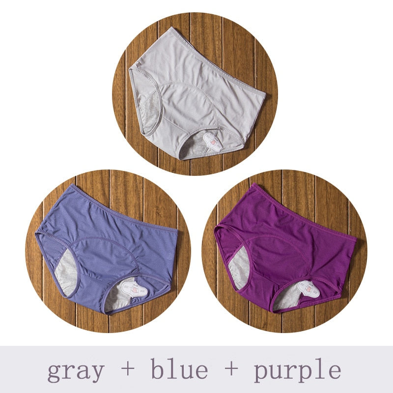 3x Culotte confortable anti-fuite