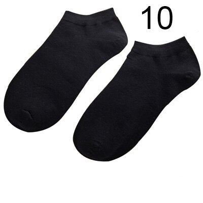 Lot de 10 Paires de Socquettes en Fibre de Bambou