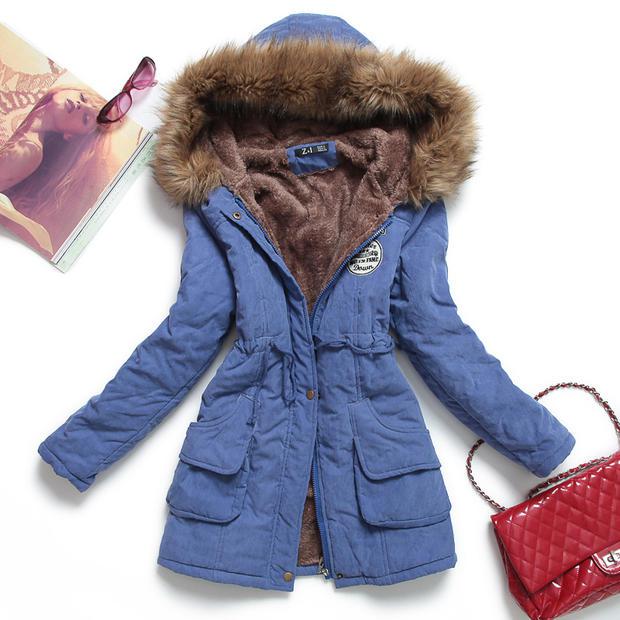 Parka cintrée à capuche - Femme