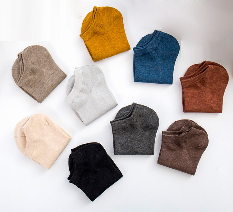 Lot de 10 Paires de socquettes en Fibre de Bambou