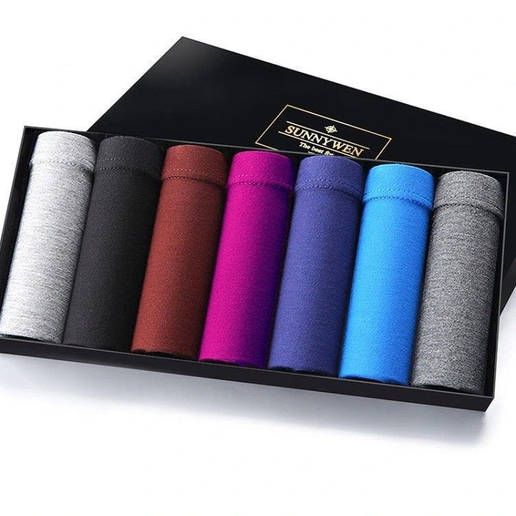 Lot de 7 boxers respirants et anti-bactériens