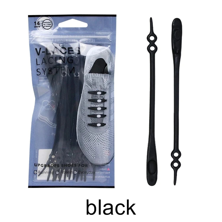 x14 No-tie elastic laces